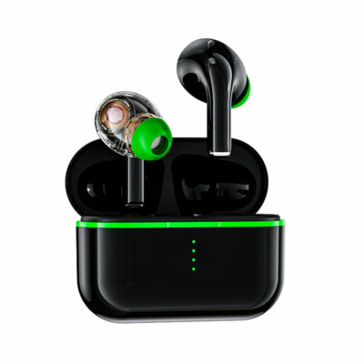 Bakeey S11 bluetooth 5.2 Vezetéknélküli TWS Sztereó Zajszűréssel Rendelkező Fülhallgató Töltő Tokkal - Fekete