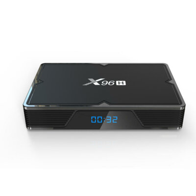 EU ECO Raktár - X96H H603 2GB RAM 16GB ROM 2.4G WIFI Android 9.0 4K 6K USB3.0 TV Box - Fekete