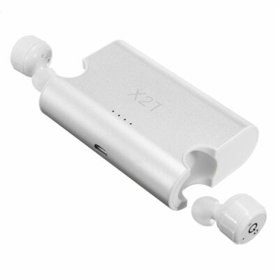 EU ECO Raktár - Bakeey X2T TWS Vezetéknélküli Hordozható Bluetooth Fülhallgató Töltő Tokkal - Fehér