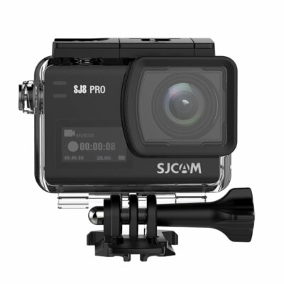 EU ECO Raktár - SJCAM SJ8 PRO 4K 60fps Dual Kijelzővel Rendelkező IP68 Vízálló Akció Kamera - Fekete