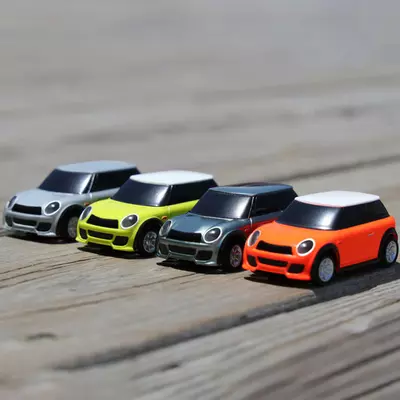 Turbo Racing RTR 1/76 2,4 G 2WD teljesen arányos Mini RC autó LED-es könnyű jármű - Piros