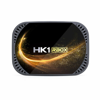 EU ECO Raktár - HK1 RBOX X4S Amlogic S905X4 Quad Core 4GB RAM 128GB ROM Android 11.0 HD 8K H.265 2.4G 5G WIFI bluetooth Smart TV Box Youtube Netflix - Fekete