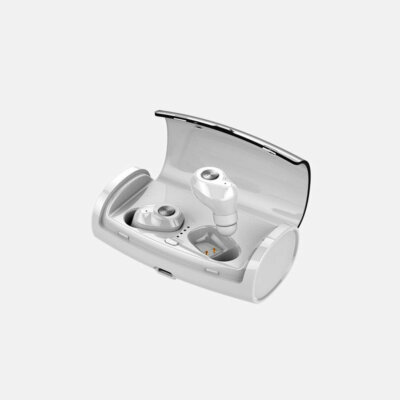 Bakeey TWS 2600mAh Vezetéknélküli Dual Bluetooth 5.0 Sport Fülhallgató Töltő Tokkal - Fehér