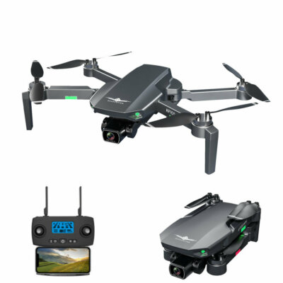 EU ECO Raktár - KF KF105 GPS 5G WiFi FPV Vezetéknélküli RC Quadrokopter Drón Beépített 4K Dual Kamerával - Fekete