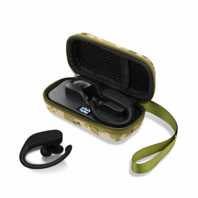 Bakeey S3 TWS Vezetéknélküli Hordozható Bluetooth Sport Fülhallgató Töltő Tokkal - Zöld
