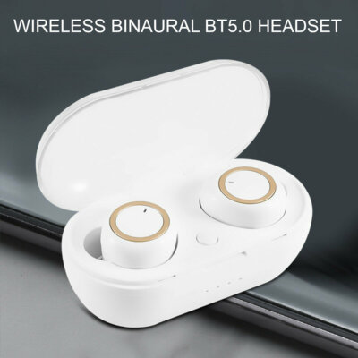 TWS Vezetéknélküli Hordozható Bluetooth Fülhallgató Töltő Tokkal