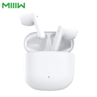 MIIIW Marshmallow True Wireless Vezetéknélküli Bluetooth 5.0 Hordozható Sport Fülhallgató Töltő Tokkal - Rózsaszín