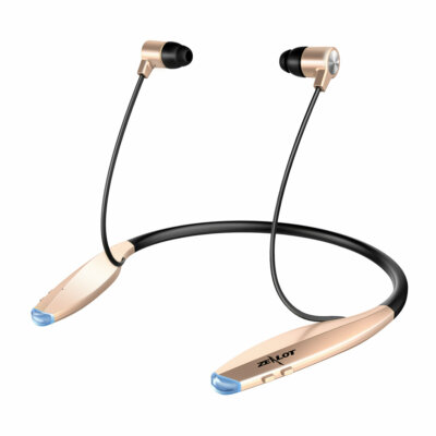 ELEGIANT H7 Nyakba Akasztható Vezetéknélküli Bluetooth Sport Fülhallgató - Arany