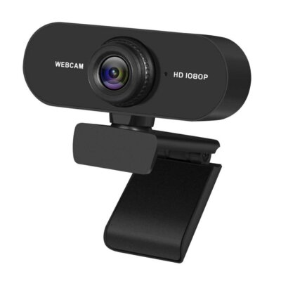 1080P 2MP 30fps USB Csatlakozóval Rendelkező Számítógépes Webkamera - Fekete
