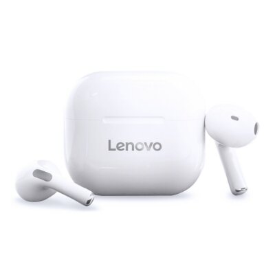 Lenovo LivePods LP40 Semi-in-ear Vezetéknélküli Bluetooth Fülhallgató - Fehér