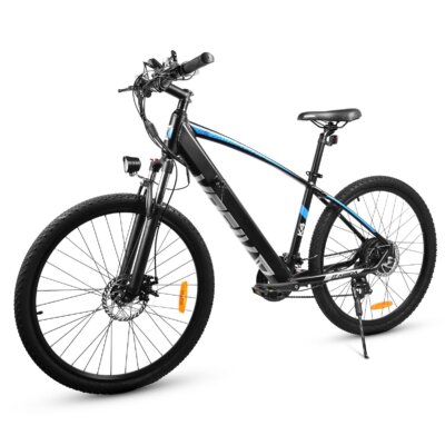 KAISDA K4 elektromos kerékpár 36V 350W 10,4Ah akkumulátor 27,5 hüvelykes gumi maximális sebesség 32 km - Fekete