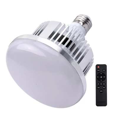 85W-os Távirányítható állítható fényerejű E27 LED izzó 3000K-6500K Teljesítménnyel - Fehér
