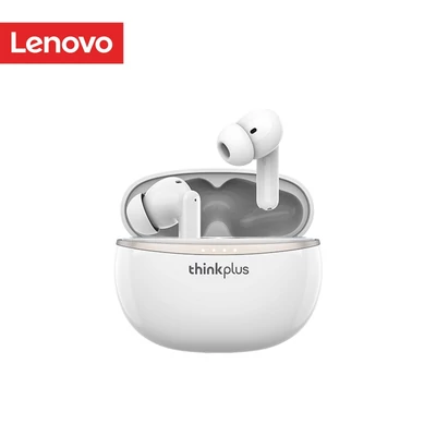 Lenovo XT98 BT5.2 True Wireless Vezetéknélküli Bluetooth Sport Fülhallgató Zajcsökentéssel Töltő Tokkal - Fehér