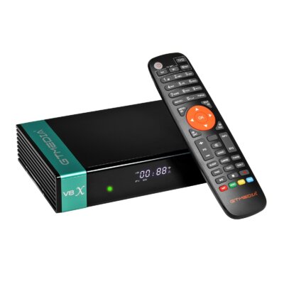 GTMEDIA V8X LA DVB-S/S2/S2X TV jelvevő támogatás MU3 IKS beltéri egység SCART OUT CA kártyahely Beépített 2.4G WiFi H.265