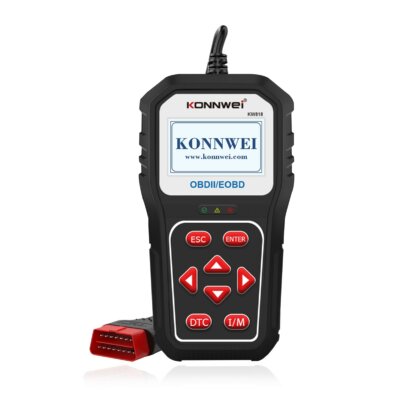 KONNWEI KW818 univerzális autós OBDII szkenner, automatikus kódolvasó - Fekete