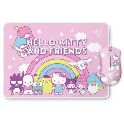 Razer Hello Kitty Limited számítógépes játék irodai rózsaszín purgatóriumi vipera egérpad szett Hello Kitty Limited egér + egérpad szett