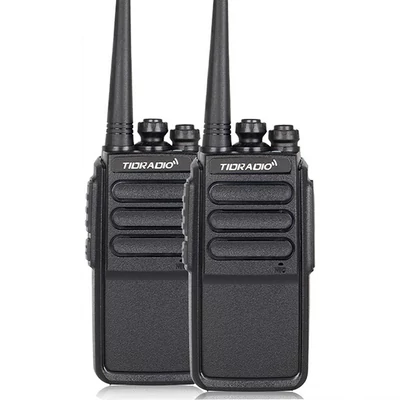 TID-777 UHF 400-470MHz kétirányú rádió hordozható kézi walkie talkie, nagy teljesítményű, távolsági fejhallgató USB adatkábel 2db