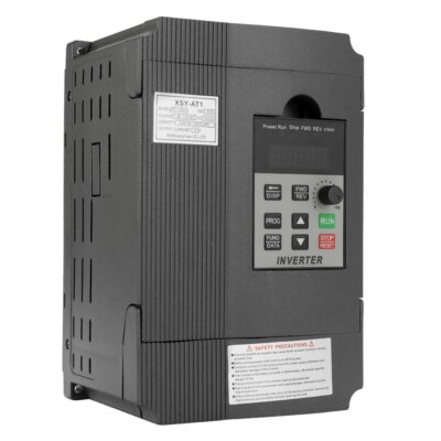 Univerzális VFD frekvencia-fordulatszám-szabályozó 2,2KW 12A 220 V AC motoros meghajtás, egyfázisú, háromfázisú kimenet, változtatható inverter AT1-2200S