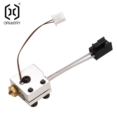 Artillery Hot End Heat Block összeszerelt 0,4 mm-es fúvóka Artillery Sidewinder X1 Genius 3D nyomtatóhoz
