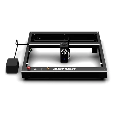 ACMER P2 22W-os lézergravírozó automata levegő-rásegítő rendszerrel