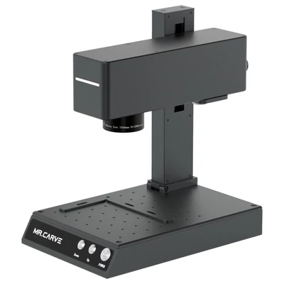 MR.CARVE M4 jelölőgép lézergravírozó 2W infravörös lézermodul és 5W kék fényű lézermodul 70x70mm-es faragó terület forgóhengerrel