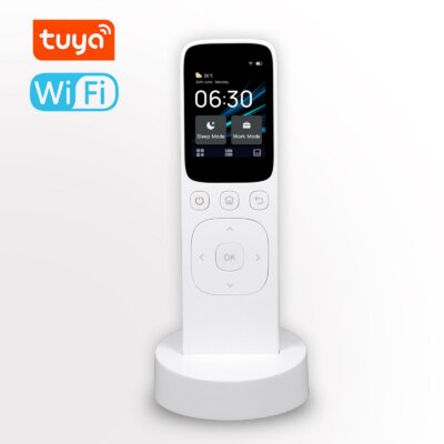 Tuya WiFi intelligens érintőképernyős központ vezérlőpult IR távirányító otthoni központ vezérlés kompatibilis a MOES APP-mal