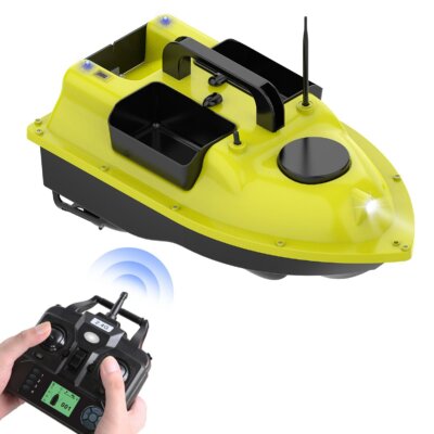 GPS horgászcsali csónak 3 csali tartállyal GPS funkció, automatikus visszatérés 400-500 méteres távolsággal