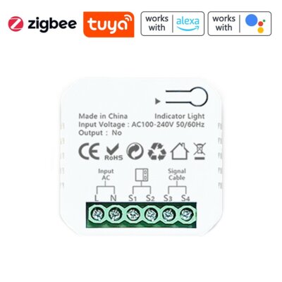 Tuya ZigBee garázsajtónyitó vezérlő mobiltelefon-alkalmazás távolról vezérelhető, kompatibilis az Alexa Google Home-al a hangvezérlés átjáróihoz