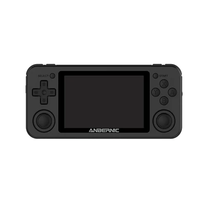 ANBERNIC RG351P kézi játékkonzol 3,5 hüvelykes IPS képernyő 64 GB - Fekete