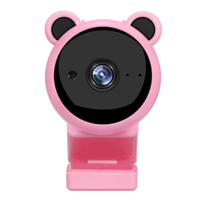 1080p webkamera mikrofonnal - Pink