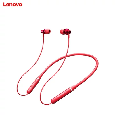 Lenovo xe05 BT 5.0 mágneses nyakpántos fülhallgató - Narancs