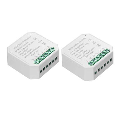 Tuya MINI DIY egyirányú intelligens kapcsoló - 2 db