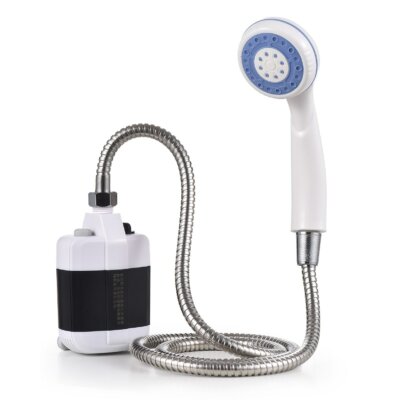 Hordozható kültéri elektromos kempingzuhany USB újratölthető kempingezéshez, autóhoz, mosáshoz, kertészkedéshez