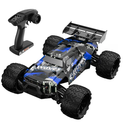 1/14 2.4GHz 45km/h távirányítós autó 4WD mászóautó - Kék, 1 akkumulátor