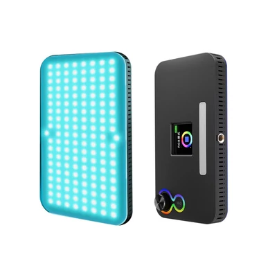 1,44 hüvelykes LCD LED fényű RGB mini fényképező lámpa