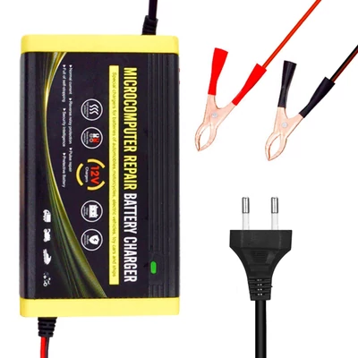 12V 6A autós intelligens javító töltő