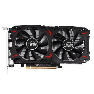 JINGSHA GTX1060 6 GB Gaming grafikus kártya 1506MHz/2002MHz 6GB/GDDR5/192bit memória Kettős hűtőventilátor kivitel 3*DP+HD kimeneti port