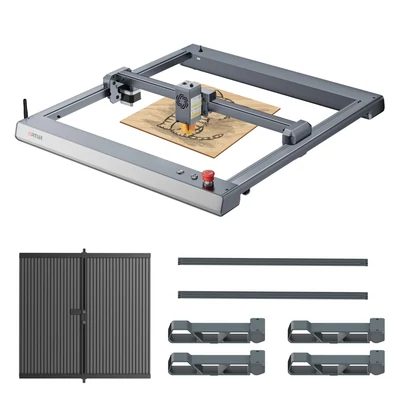 Ortur Laser Master 3 10W lézergravírozó + 448x400mm lézervágó alumínium munkaasztal + Y tengely hosszabbító készlet + 4db FFT1.0 összecsukható láb