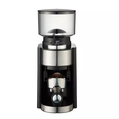 Elektromos állítható kávédaráló Kúpos kávébabdaráló 25 őrlési beállítással 2-12 csésze kapacitású francia, kávé és eszpresszóhoz