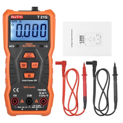 Az NJTY T21G Mini Smart Multimeter 6000 valódi RMS univerzális mérő