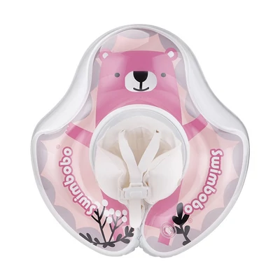 Swimbobo aranyos felfújható babaúszó - Pink