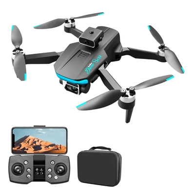 S132 GPS 5G WIFI 720P kétkamerás távirányítós drón akadályokat elkerülő optikai áramlási lokalizáció tárolótáskával - 2 akkumulátor