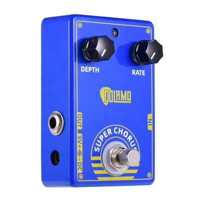 Dolamo D-3 Super kórus gitár Effect pedál True Bypass funkcióval elektromos gitárhoz
