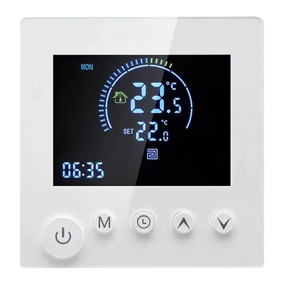 Tuya Smart digitális termosztátos programozható NTC érzékelő LCD kijelzős hőmérséklet-szabályozóval - vízmelegítéshez, normál