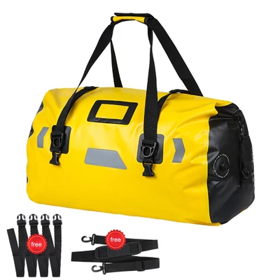 Motorkerékpár PVC vízálló fényvisszaverő csomagtartó táska - 46 l