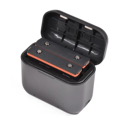Akkumulátortöltő 2 akkumulátorcsatornás töltődobozzal, USB-portos zsebtöltő tokkal, 1800 mAh-s akkumulátorokkal, Insta360 X3 kompatibilis