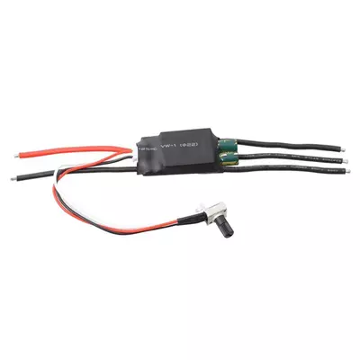 DC 7-24V 200W BLDC 3 fázisú kefe nélküli ESC motor meghajtó Hallless egyenáramú motor meghajtó tábla fordulatszám szabályozó potenciométerrel