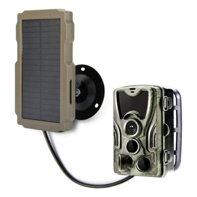Trail Game kamera készlet 3000mAh 6V-12V újratölthető napelemes töltő vadászkamerához