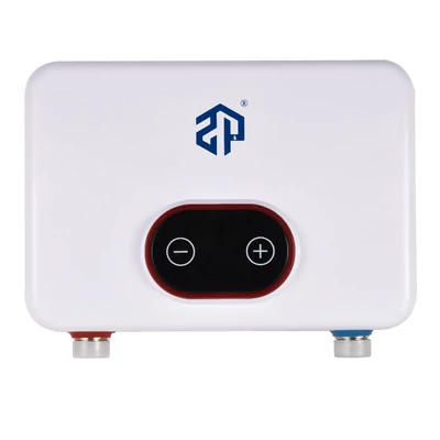 5,5 kW tartály nélküli fűtőelem 220 V azonnali vízmelegítő LED-es digitális kijelző 30-55 ℃ túlmelegedés elleni védelem funkcióval