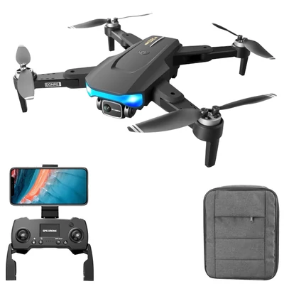 LS-38 5G Wifi GPS FPV 6K kamera RC drón EIS rázkódásmentes tengellyel videoantennával okos követés mód, hátizsák - 2 akkumulátor